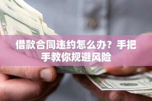 济南借款合同违约怎么办？手把手教你规避风险
