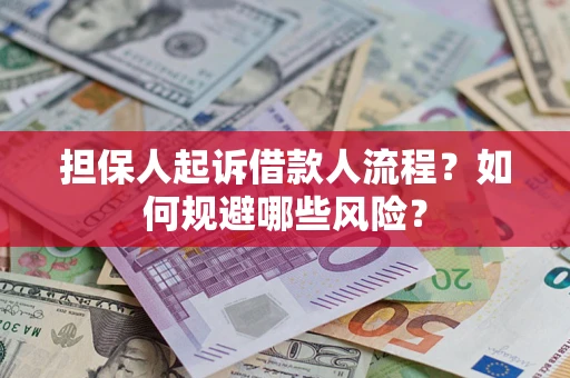 济南担保人起诉借款人流程？如何规避哪些风险？