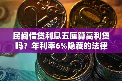 济南民间借贷利息五厘算高利贷吗？年利率6%隐藏的法律风险全解析